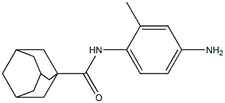 N-(4-amino-2-methylphenyl)adamantane-1-carboxamide Struktur