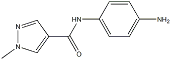 N-(4-aminophenyl)-1-methyl-1H-pyrazole-4-carboxamide Struktur