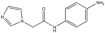 N-(4-aminophenyl)-2-(1H-imidazol-1-yl)acetamide Struktur