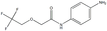 N-(4-aminophenyl)-2-(2,2,2-trifluoroethoxy)acetamide Struktur