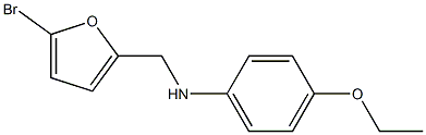 N-[(5-bromofuran-2-yl)methyl]-4-ethoxyaniline Struktur