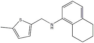 N-[(5-methylthiophen-2-yl)methyl]-5,6,7,8-tetrahydronaphthalen-1-amine Struktur