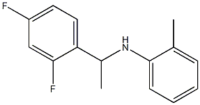 N-[1-(2,4-difluorophenyl)ethyl]-2-methylaniline Struktur