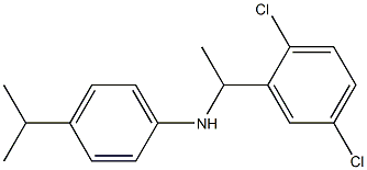 N-[1-(2,5-dichlorophenyl)ethyl]-4-(propan-2-yl)aniline Struktur