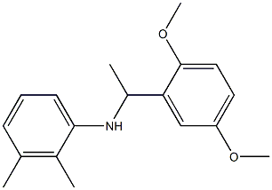 N-[1-(2,5-dimethoxyphenyl)ethyl]-2,3-dimethylaniline Struktur