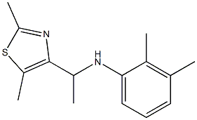 N-[1-(2,5-dimethyl-1,3-thiazol-4-yl)ethyl]-2,3-dimethylaniline Struktur