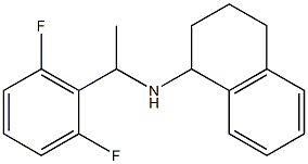 N-[1-(2,6-difluorophenyl)ethyl]-1,2,3,4-tetrahydronaphthalen-1-amine Struktur