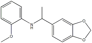 N-[1-(2H-1,3-benzodioxol-5-yl)ethyl]-2-methoxyaniline Struktur