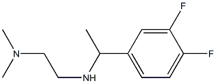 N'-[1-(3,4-difluorophenyl)ethyl]-N,N-dimethylethane-1,2-diamine Struktur