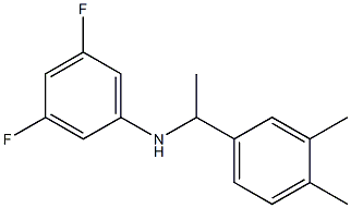 N-[1-(3,4-dimethylphenyl)ethyl]-3,5-difluoroaniline Struktur