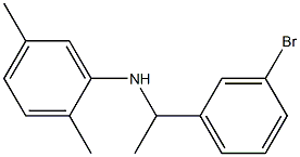 N-[1-(3-bromophenyl)ethyl]-2,5-dimethylaniline Struktur