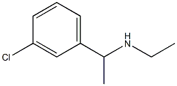 N-[1-(3-chlorophenyl)ethyl]-N-ethylamine Struktur