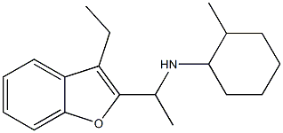 N-[1-(3-ethyl-1-benzofuran-2-yl)ethyl]-2-methylcyclohexan-1-amine Struktur