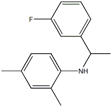 N-[1-(3-fluorophenyl)ethyl]-2,4-dimethylaniline Struktur