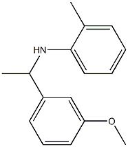 N-[1-(3-methoxyphenyl)ethyl]-2-methylaniline Struktur