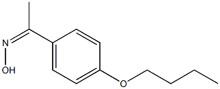 N-[1-(4-butoxyphenyl)ethylidene]hydroxylamine Struktur