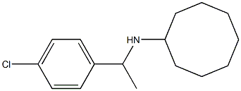 N-[1-(4-chlorophenyl)ethyl]cyclooctanamine Struktur