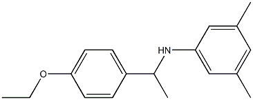 N-[1-(4-ethoxyphenyl)ethyl]-3,5-dimethylaniline Struktur