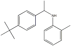 N-[1-(4-tert-butylphenyl)ethyl]-2-methylaniline Struktur