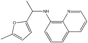 N-[1-(5-methylfuran-2-yl)ethyl]quinolin-8-amine Struktur