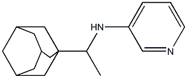 N-[1-(adamantan-1-yl)ethyl]pyridin-3-amine Struktur