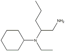 N-[1-(aminomethyl)butyl]-N-cyclohexyl-N-ethylamine Struktur