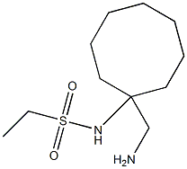 N-[1-(aminomethyl)cyclooctyl]ethane-1-sulfonamide Struktur