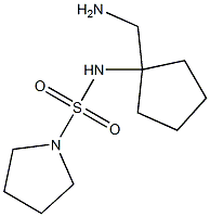 N-[1-(aminomethyl)cyclopentyl]pyrrolidine-1-sulfonamide Struktur