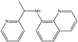 N-[1-(pyridin-2-yl)ethyl]quinolin-8-amine Struktur