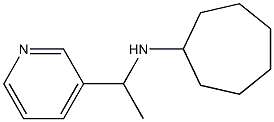 N-[1-(pyridin-3-yl)ethyl]cycloheptanamine Struktur