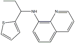 N-[1-(thiophen-2-yl)propyl]quinolin-8-amine Struktur