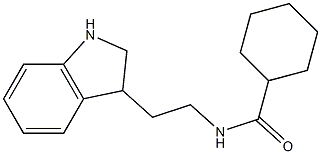 N-[2-(2,3-dihydro-1H-indol-3-yl)ethyl]cyclohexanecarboxamide Struktur