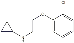 N-[2-(2-chlorophenoxy)ethyl]cyclopropanamine Struktur