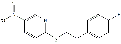 N-[2-(4-fluorophenyl)ethyl]-5-nitropyridin-2-amine Struktur