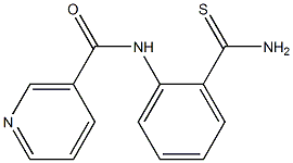 N-[2-(aminocarbonothioyl)phenyl]nicotinamide Struktur