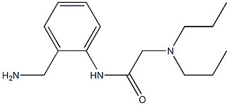 N-[2-(aminomethyl)phenyl]-2-(dipropylamino)acetamide Struktur