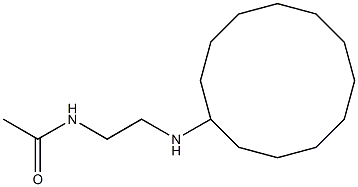 N-[2-(cyclododecylamino)ethyl]acetamide Struktur