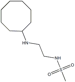 N-[2-(cyclooctylamino)ethyl]methanesulfonamide Struktur