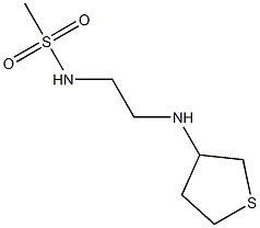 N-[2-(thiolan-3-ylamino)ethyl]methanesulfonamide Struktur