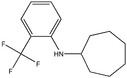 N-[2-(trifluoromethyl)phenyl]cycloheptanamine Struktur