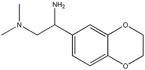 N-[2-amino-2-(2,3-dihydro-1,4-benzodioxin-6-yl)ethyl]-N,N-dimethylamine Struktur