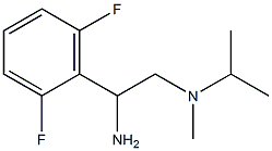 N-[2-amino-2-(2,6-difluorophenyl)ethyl]-N-isopropyl-N-methylamine Struktur