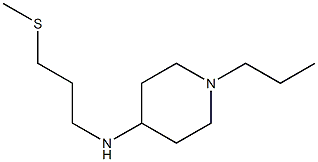 N-[3-(methylsulfanyl)propyl]-1-propylpiperidin-4-amine Struktur