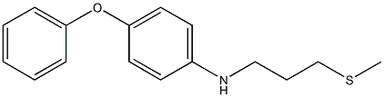 N-[3-(methylsulfanyl)propyl]-4-phenoxyaniline Struktur