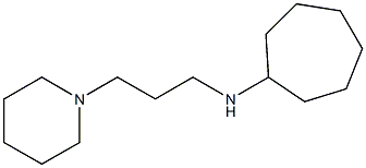 N-[3-(piperidin-1-yl)propyl]cycloheptanamine Struktur