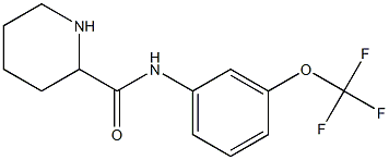 N-[3-(trifluoromethoxy)phenyl]piperidine-2-carboxamide Struktur