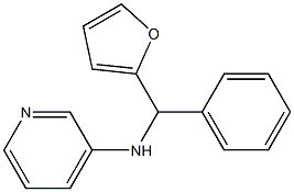 N-[furan-2-yl(phenyl)methyl]pyridin-3-amine Struktur