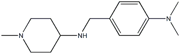 N-{[4-(dimethylamino)phenyl]methyl}-1-methylpiperidin-4-amine Struktur