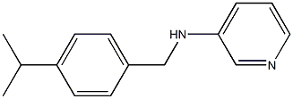 N-{[4-(propan-2-yl)phenyl]methyl}pyridin-3-amine Struktur