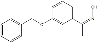 N-{1-[3-(benzyloxy)phenyl]ethylidene}hydroxylamine Struktur